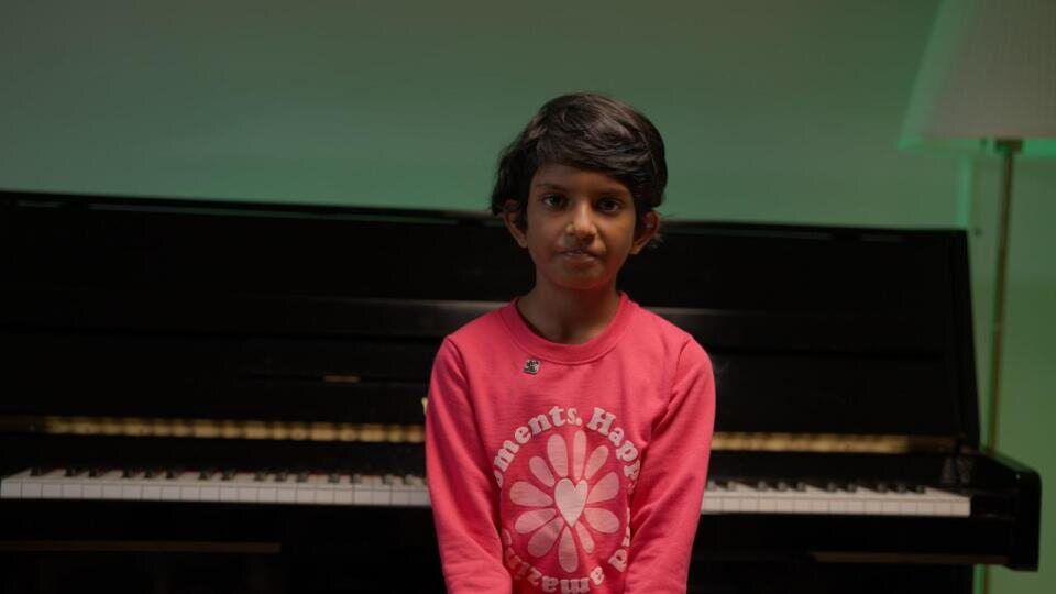 kid beginner piano lesson
